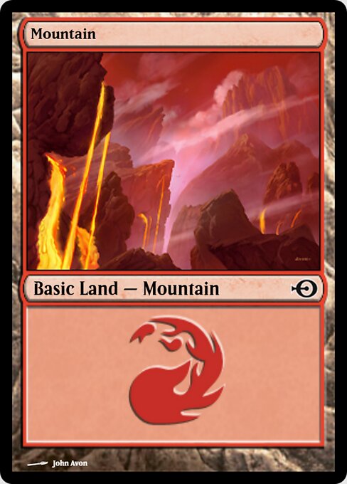 Mountain — Magic Online Promos #40044, art by John Avon