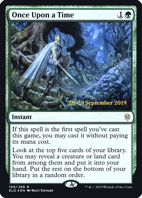 Once Upon a Time — Throne of Eldraine Promos #169s, art by Matt Stewart