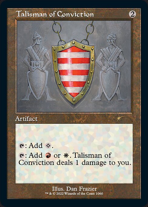 Talisman of Conviction — Secret Lair Drop #1060, art by Dan Frazier