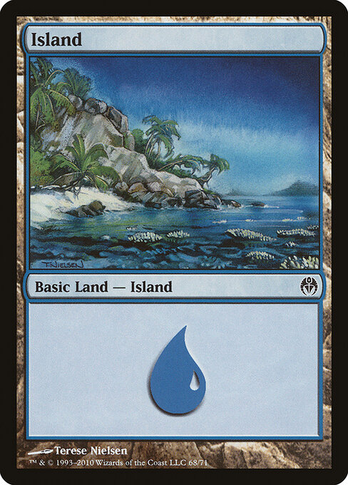 Island — Duel Decks: Phyrexia vs. the Coalition #68, art by Terese Nielsen