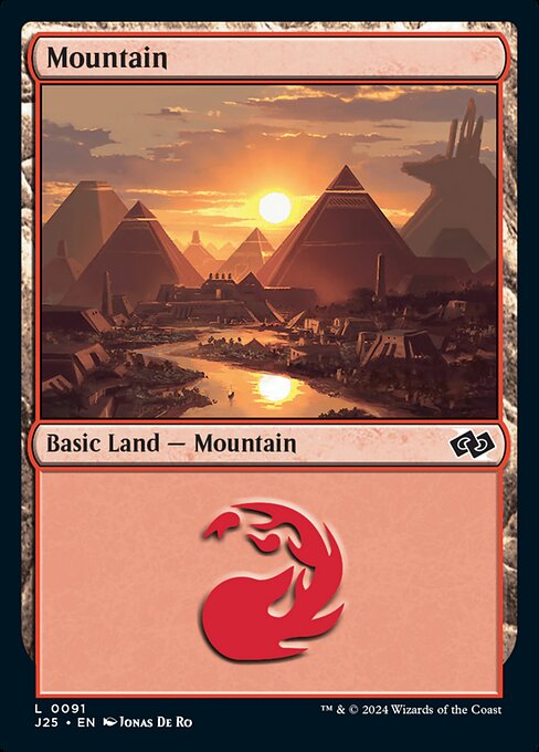 Mountain — Foundations Jumpstart #91, art by Jonas De Ro