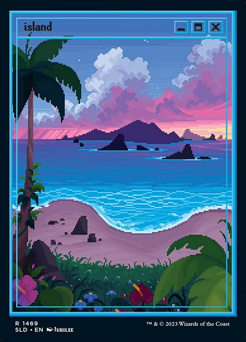 Island — Secret Lair Drop #1469, art by Jubilee