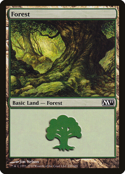 Forest — Magic 2011 #249, art by Jim Nelson
