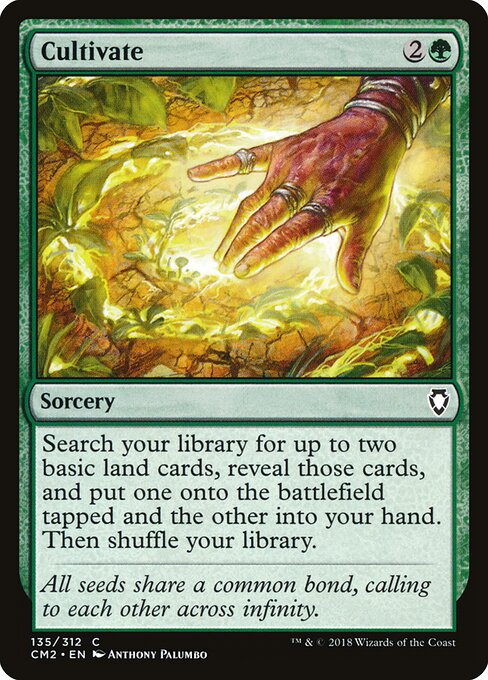 Cultivate — Commander Anthology Volume II #135, art by Anthony Palumbo
