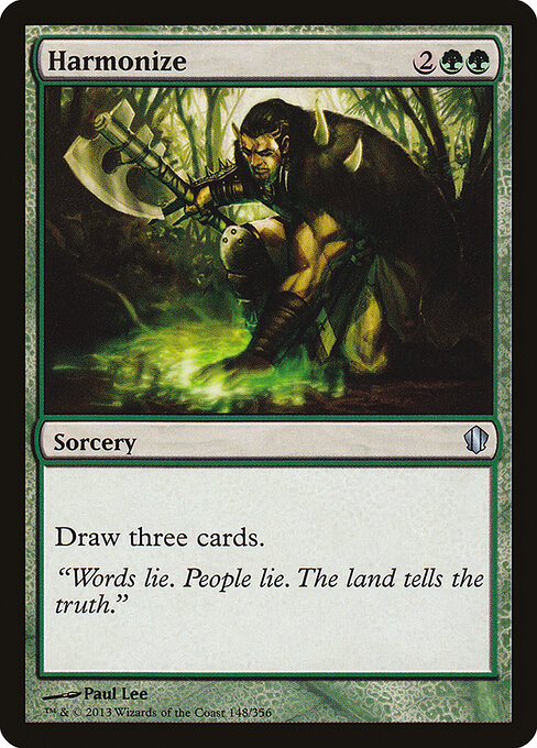 Harmonize — Commander 2013 #148, art by Paul Lee