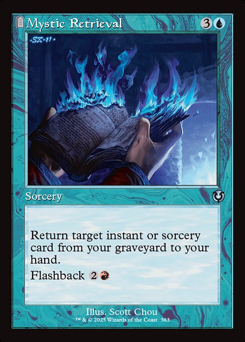 Mystic Retrieval — Innistrad Remastered #363, art by Scott Chou