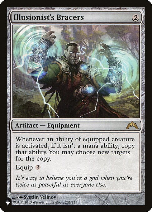 Illusionist's Bracers — The List #GTC-231, art by Svetlin Velinov