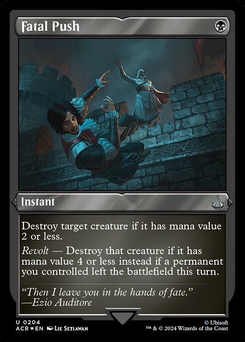 Fatal Push — Assassin's Creed #204, art by Lie Setiawan