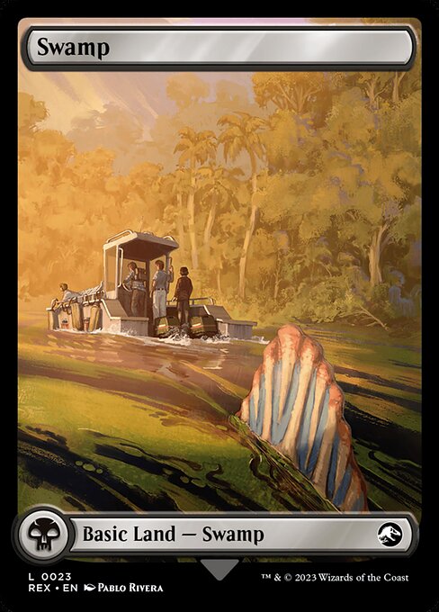 Swamp — Jurassic World Collection #23, art by Pablo Rivera