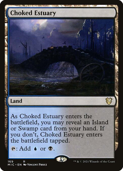 Choked Estuary — Midnight Hunt Commander #169, art by Vincent Proce