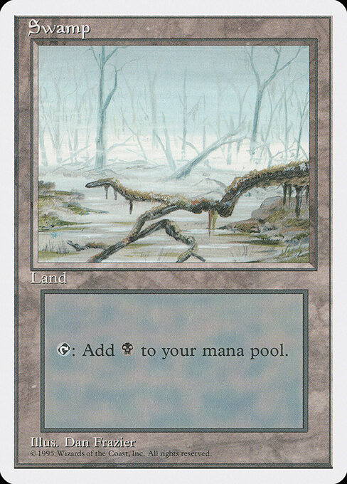Swamp — Fourth Edition #370, art by Dan Frazier