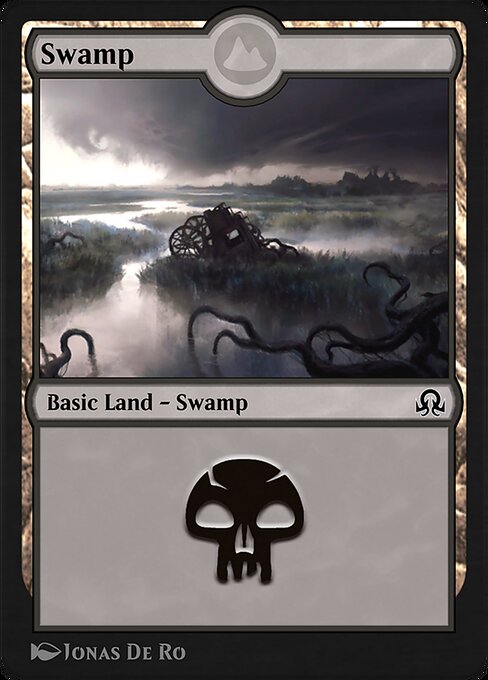 Swamp — Shadows over Innistrad Remastered #283, art by Jonas De Ro