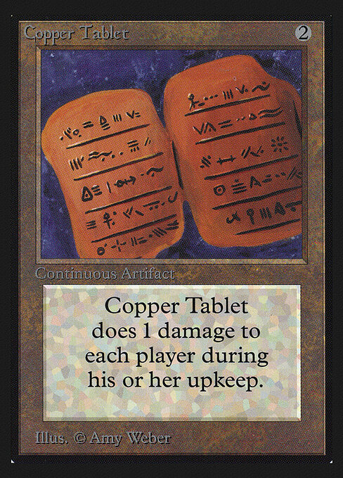 Copper Tablet — Collectors' Edition #239, art by Amy Weber