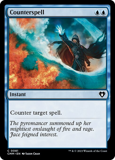 Counterspell — Commander Masters #81, art by Jason Chan