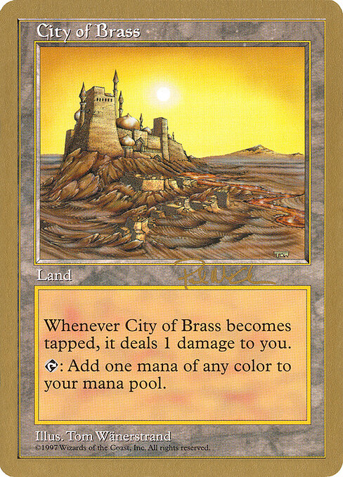 City of Brass — World Championship Decks 1997 #pm413, art by Tom Wänerstrand