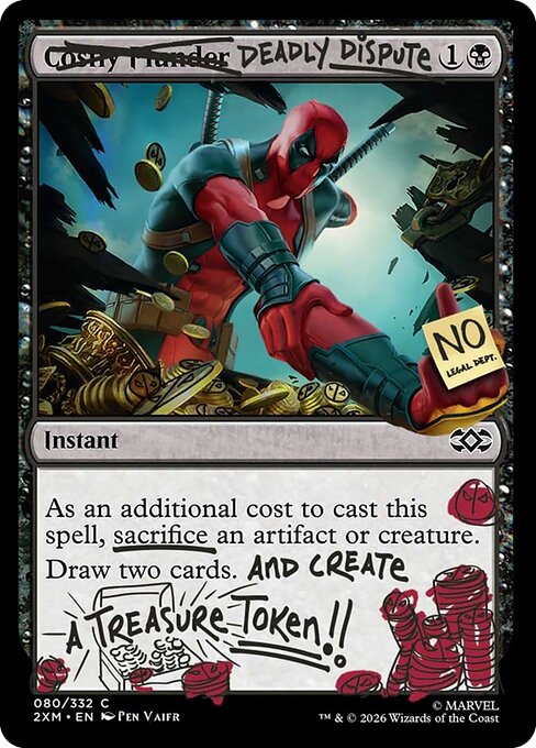 Deadly Dispute — Secret Lair Drop #IFIYW-1, art by Ben Maier