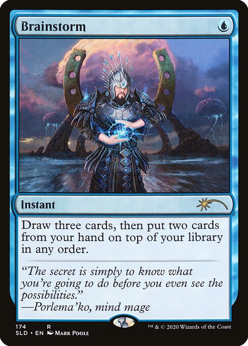 Brainstorm — Secret Lair Drop #174, art by Mark Poole
