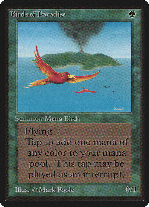 Birds of Paradise — Limited Edition Beta #187, art by Mark Poole