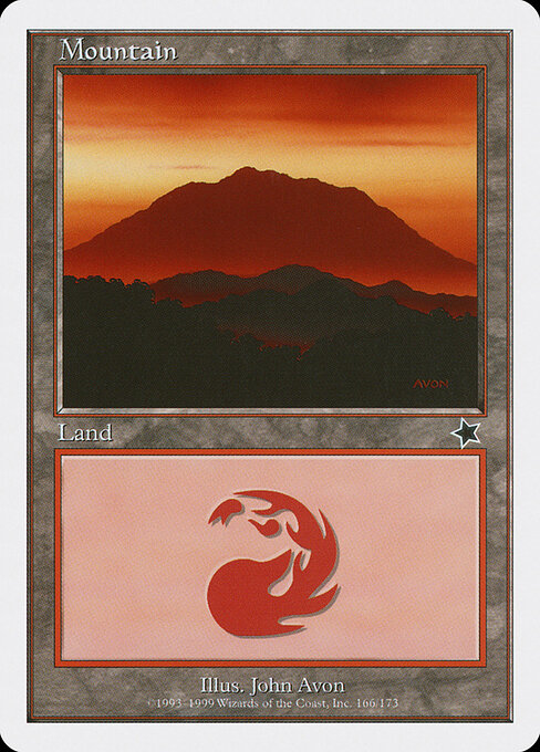 Mountain — Starter 1999 #166, art by John Avon