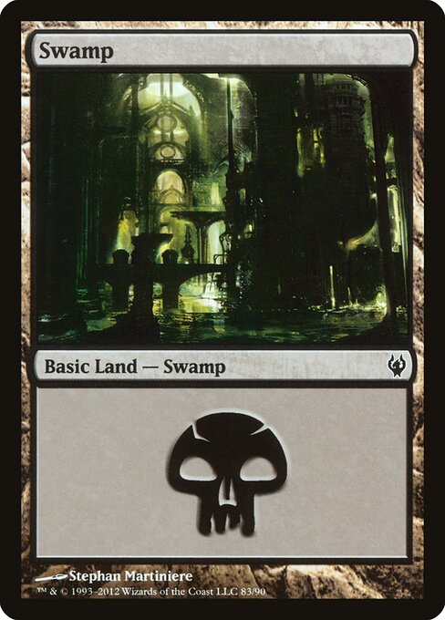 Swamp — Duel Decks: Izzet vs. Golgari #83, art by Stephan Martiniere
