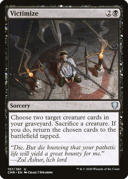 Victimize — Commander Legends #157, art by Craig J Spearing