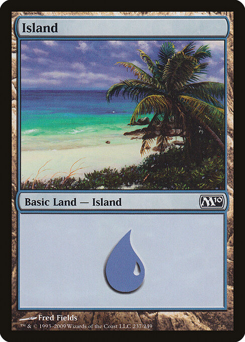 Island — Magic 2010 #237, art by Fred Fields