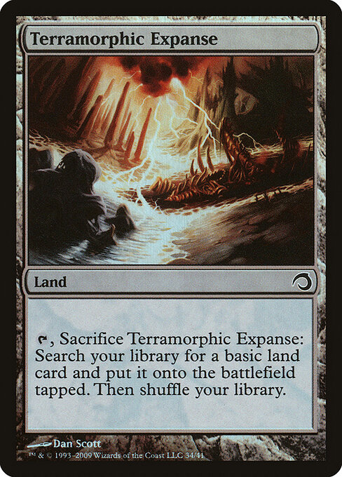 Terramorphic Expanse — Premium Deck Series: Slivers #34, art by Dan Murayama Scott