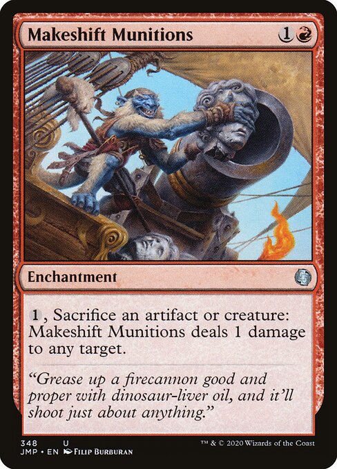 Makeshift Munitions — Jumpstart #348, art by Filip Burburan