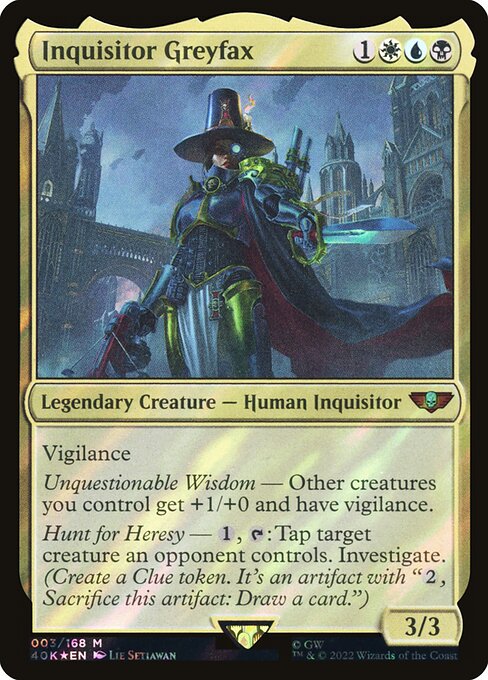 Inquisitor Greyfax — Warhammer 40,000 Commander #3, art by Lie Setiawan