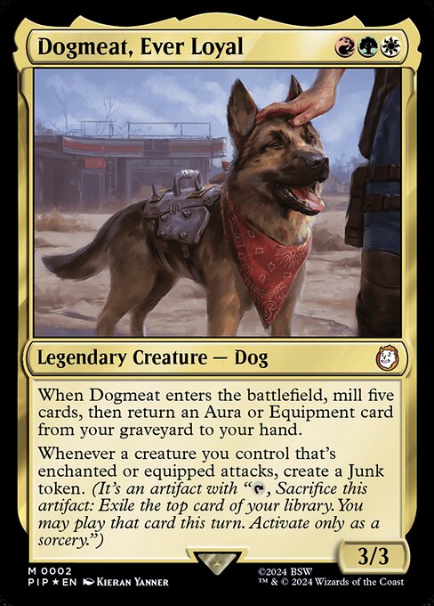 Dogmeat, Ever Loyal — Fallout #2, art by Kieran Yanner