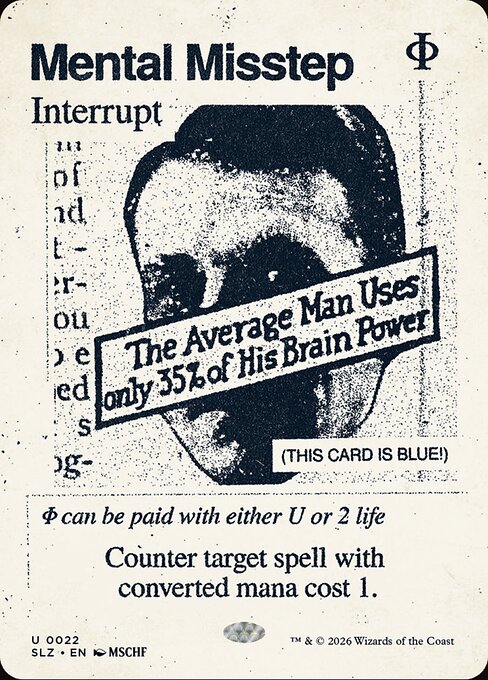 Mental Misstep — The Zeta Set #22, art by MSCHF