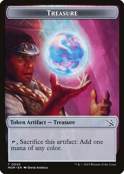 Treasure — March of the Machine Tokens #20, art by David Astruga