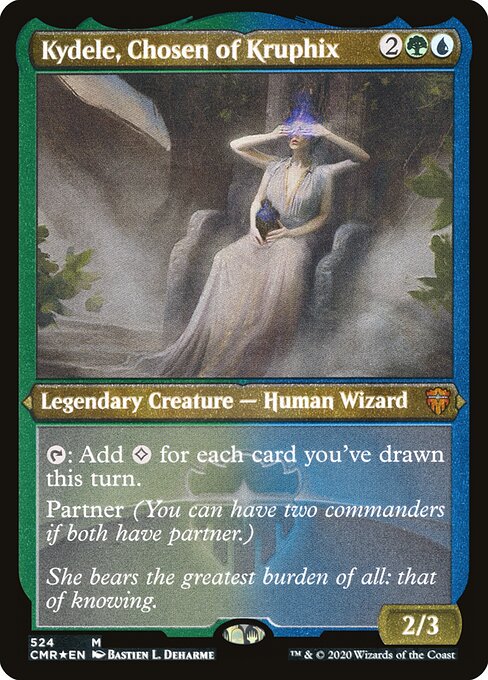 Kydele, Chosen of Kruphix — Commander Legends #524, art by Bastien L. Deharme
