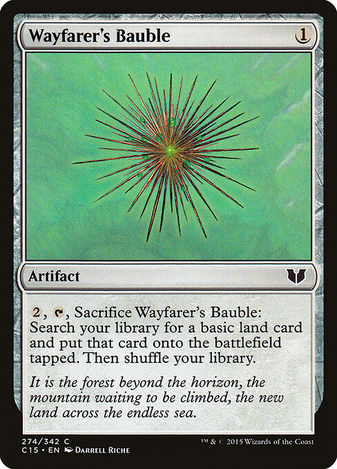 Wayfarer's Bauble — Commander 2015 #274, art by Darrell Riche
