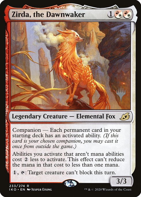 Zirda, the Dawnwaker — Ikoria: Lair of Behemoths Promos #233p, art by Jesper Ejsing