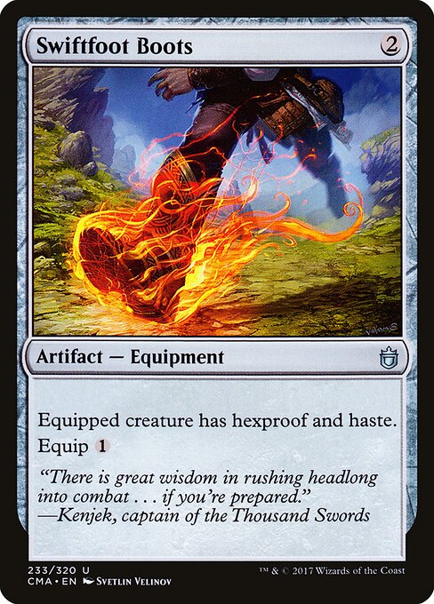Swiftfoot Boots — Commander Anthology #233, art by Svetlin Velinov