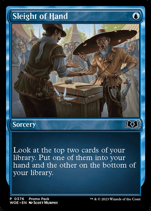 Sleight of Hand — Wilds of Eldraine #376, art by Scott Murphy
