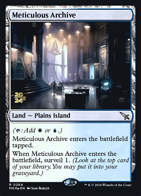 Meticulous Archive — Murders at Karlov Manor Promos #264s, art by Sam Burley