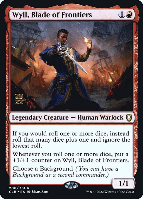 Wyll, Blade of Frontiers — Battle for Baldur's Gate Promos #208s, art by Mads Ahm