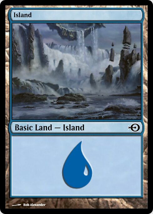 Island — Magic Online Promos #40052, art by Rob Alexander