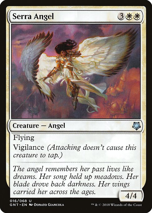 Serra Angel — Game Night #16, art by Donato Giancola