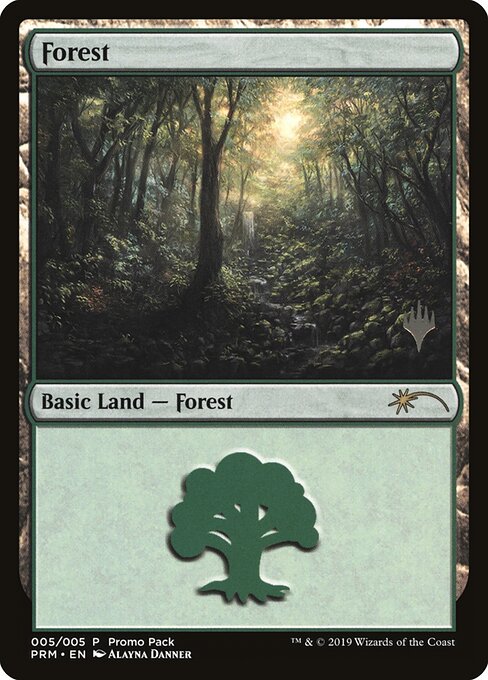 Forest — M20 Promo Packs #5, art by Alayna Danner