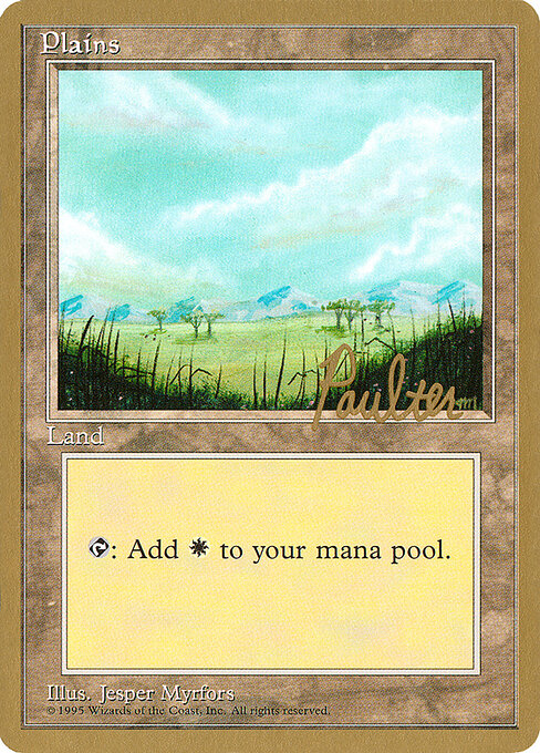 Plains — Pro Tour Collector Set #pp365, art by Jesper Myrfors