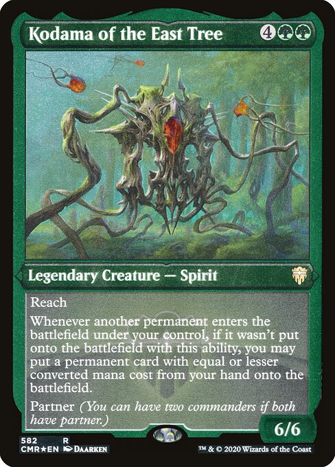 Kodama of the East Tree — Commander Legends #582, art by Daarken