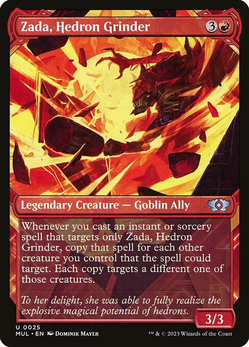Zada, Hedron Grinder — Multiverse Legends #25, art by Dominik Mayer