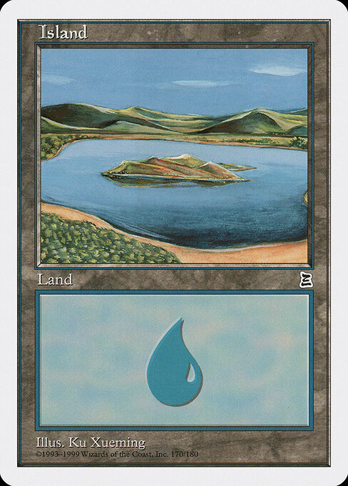 Island — Portal Three Kingdoms #170, art by Ku Xueming