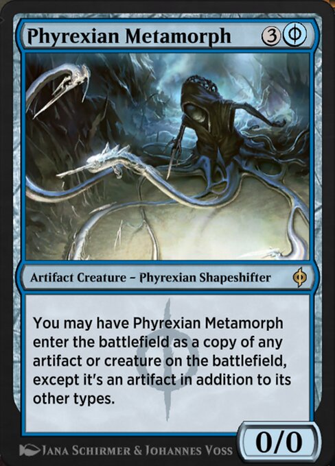 Phyrexian Metamorph — Historic Anthology 6 #2, art by Jana Schirmer & Johannes Voss