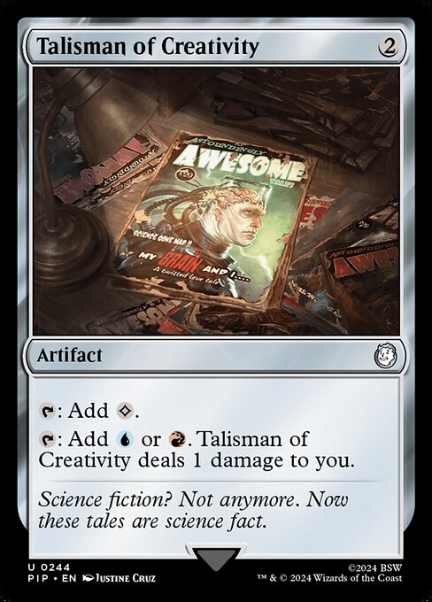 Talisman of Creativity — Fallout #244, art by Justine Cruz