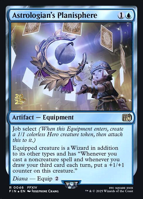 Astrologian's Planisphere — Final Fantasy Promos #46s, art by Josephine Chang