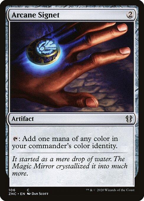 Arcane Signet — Zendikar Rising Commander #106, art by Dan Murayama Scott